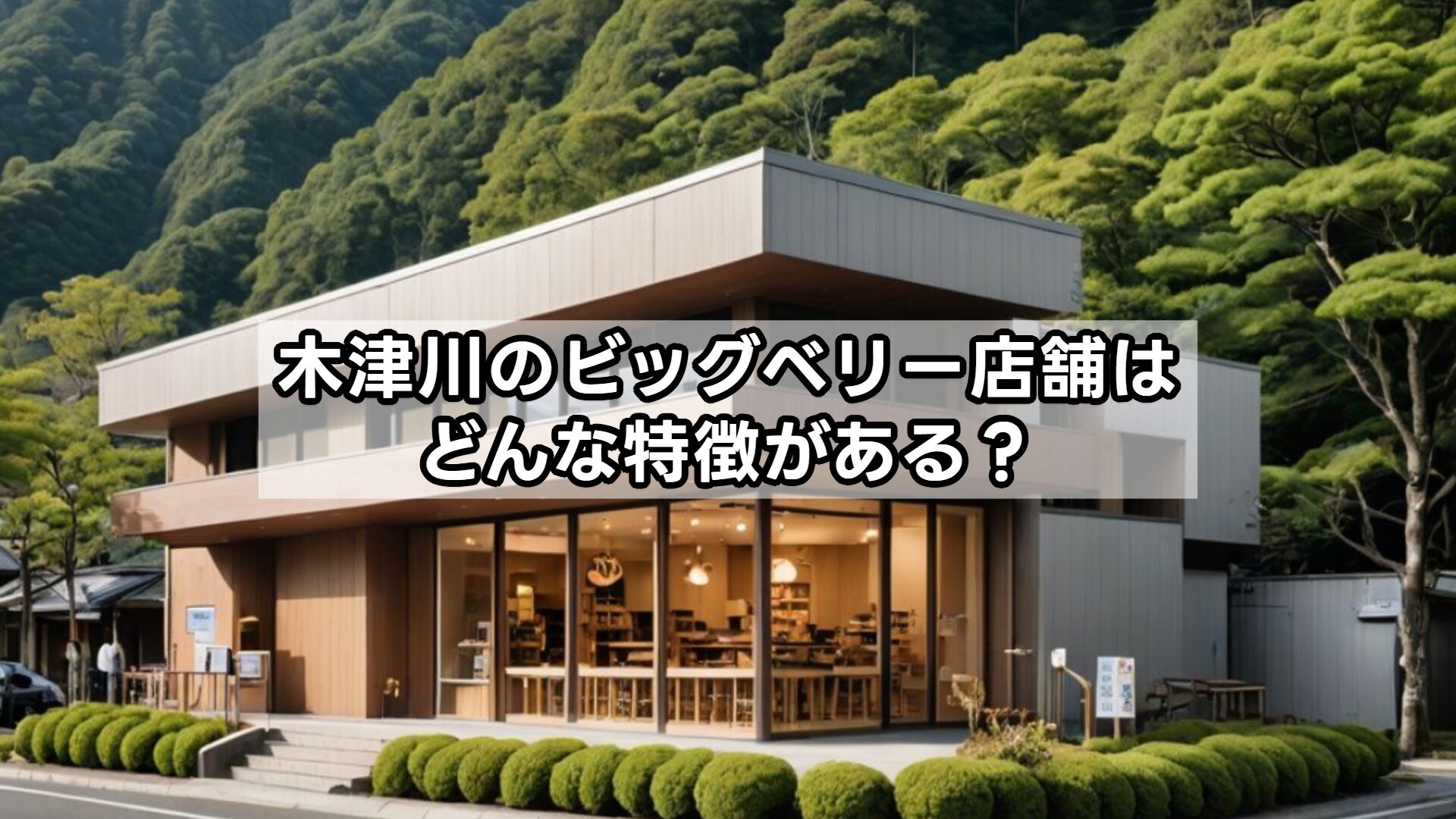 木津川のビッグベリー店舗はどんな特徴がある?