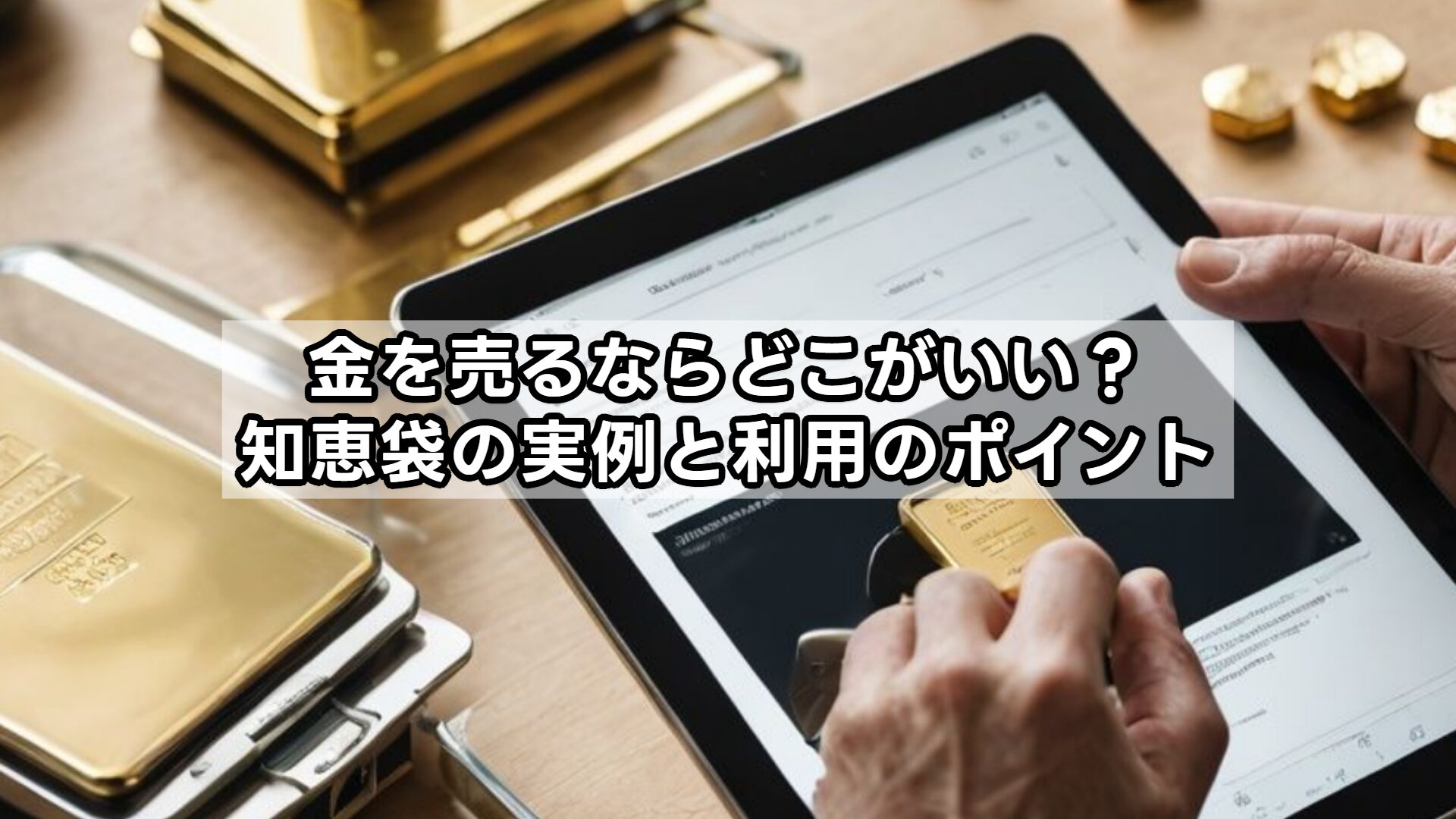 金を売るならどこがいい?知恵袋の実例と利用のポイント