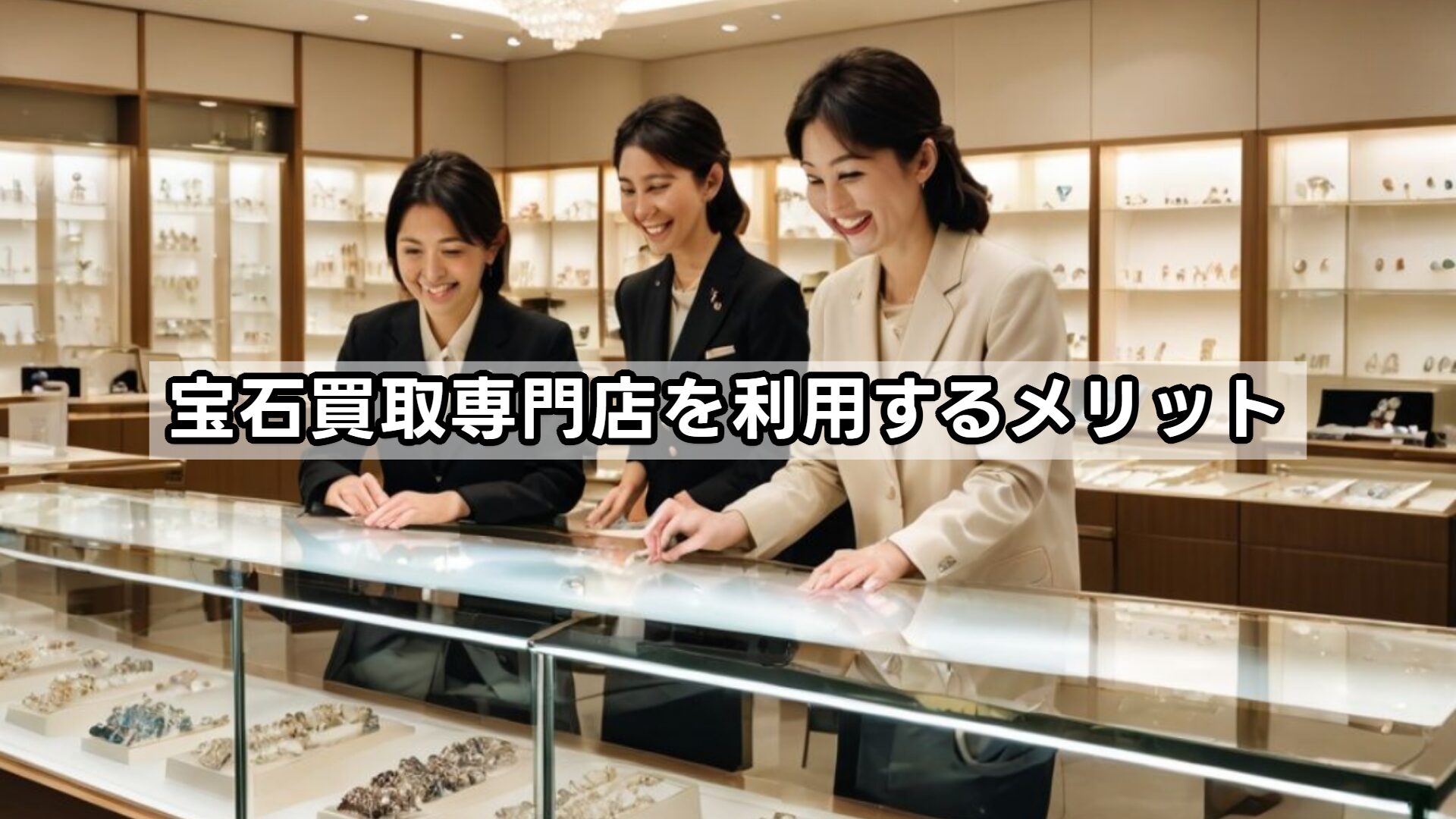 宝石買取専門店を利用するメリット
