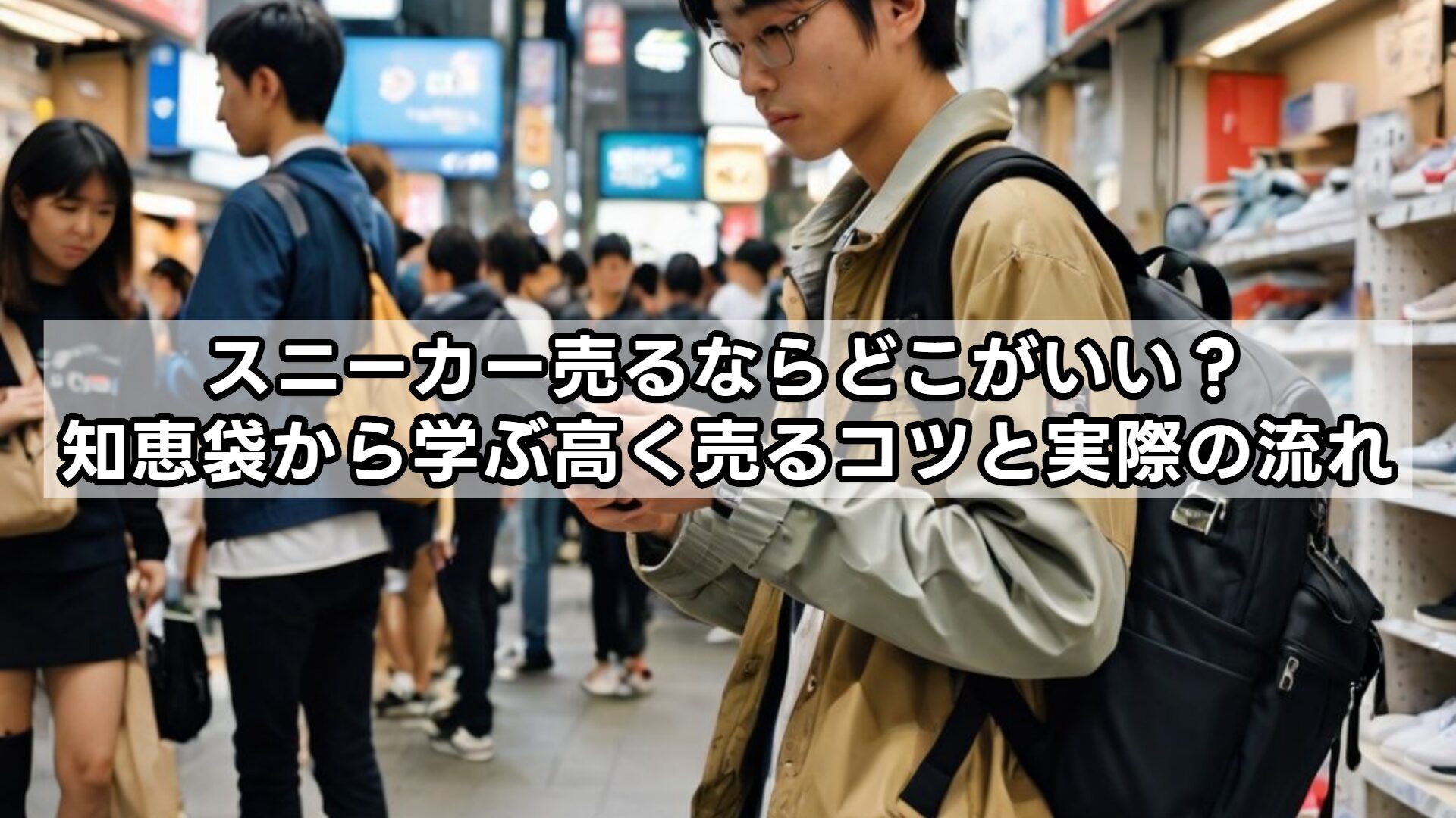 スニーカー売るならどこがいい？知恵袋から学ぶ高く売るコツと実際の流れ