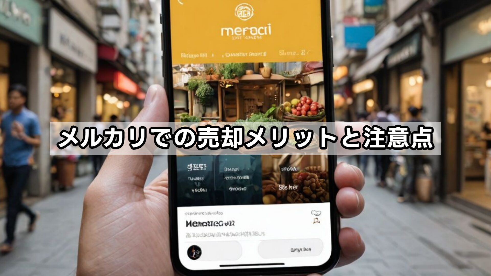 メルカリでの売却メリットと注意点