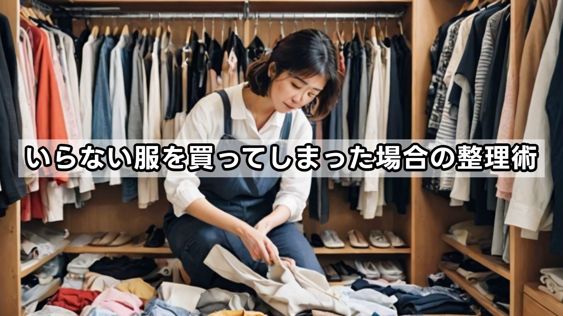 いらない服を買ってしまった場合の整理術