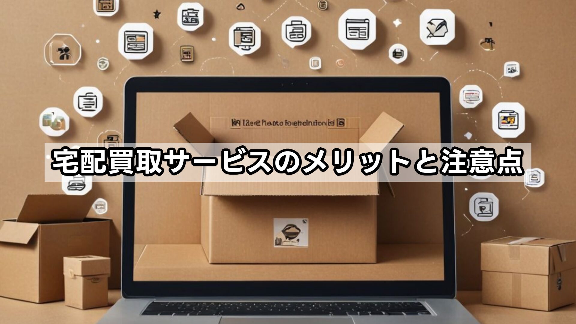 宅配買取サービスのメリットと注意点