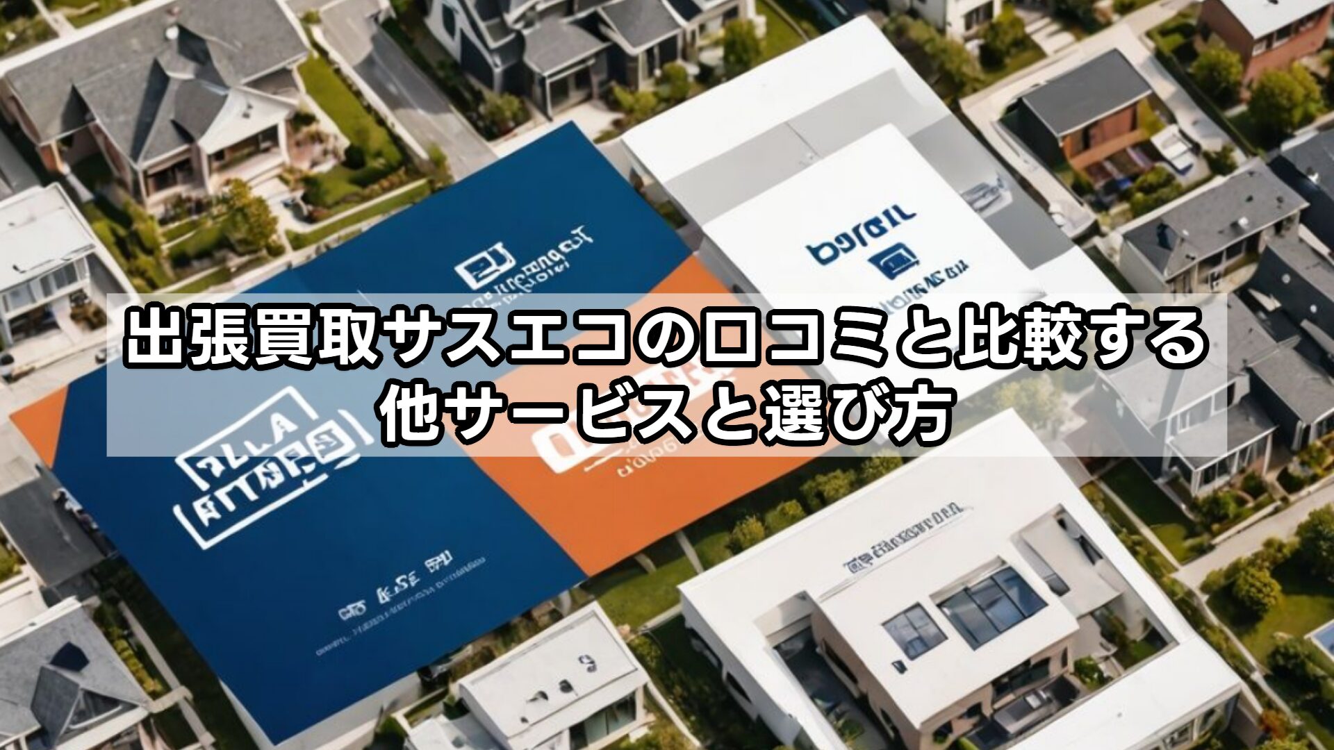 出張買取サスエコの口コミと比較する他サービスと選び方