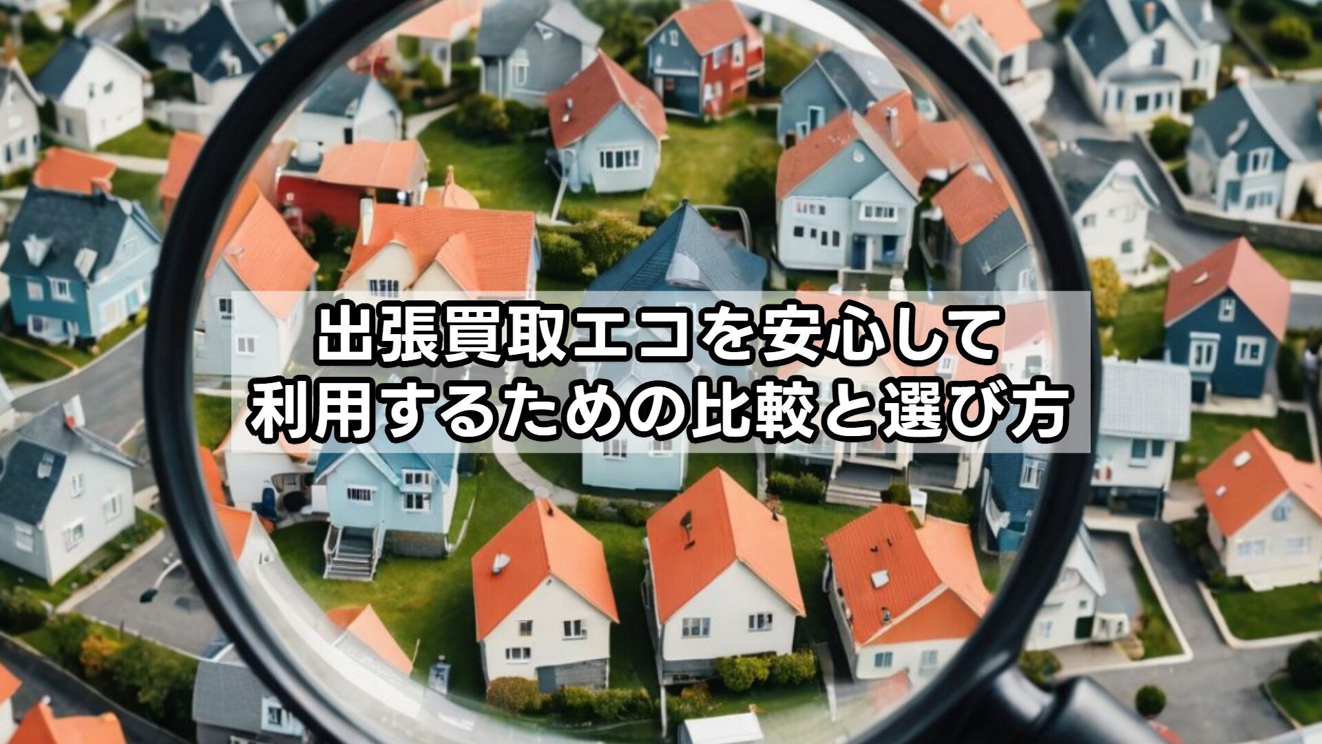 出張買取エコを安心して利用するための比較と選び方