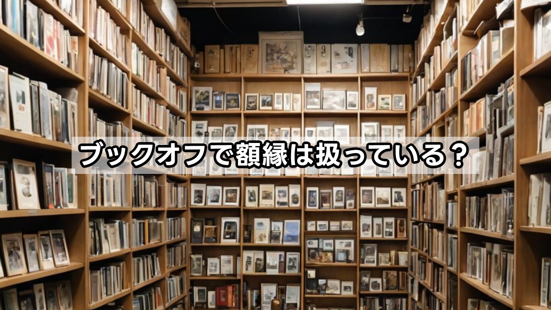 ブックオフで額縁は扱っている？