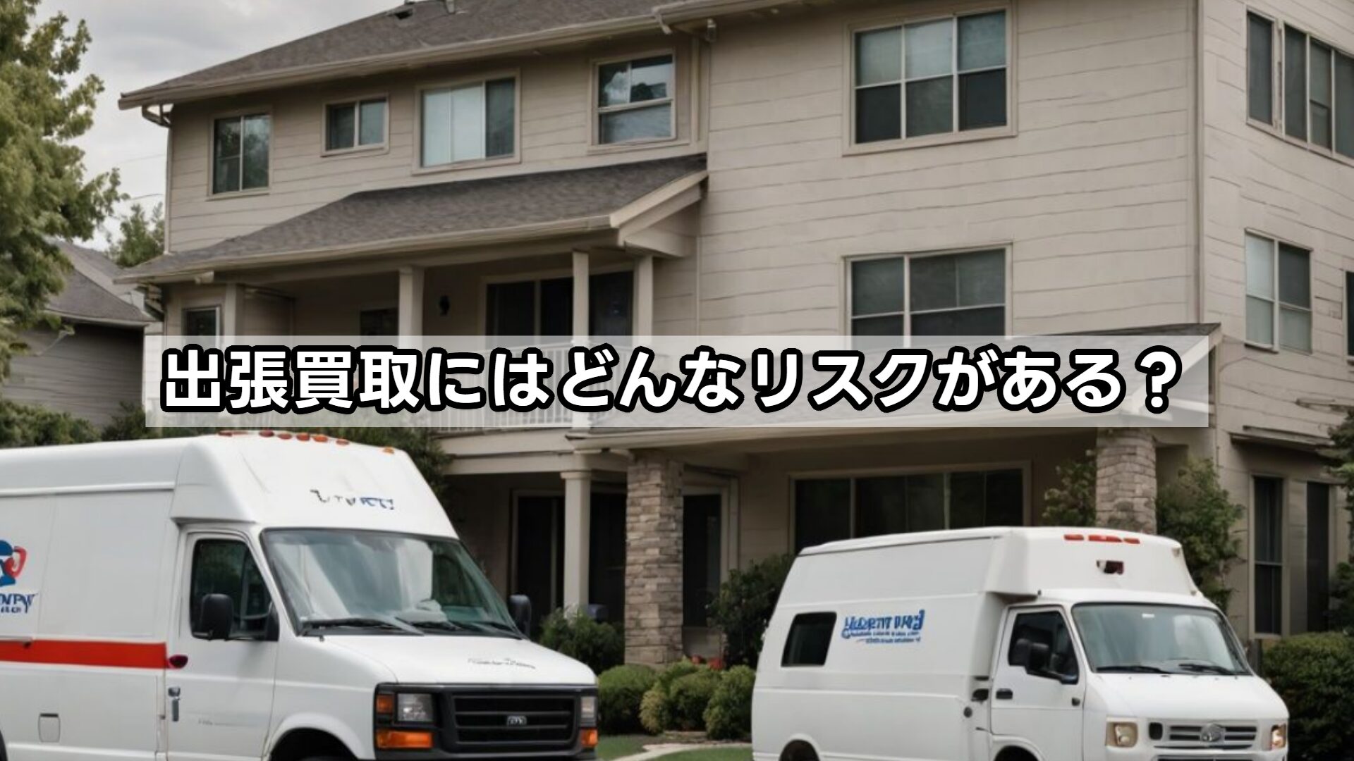 出張買取にはどんなリスクがある？