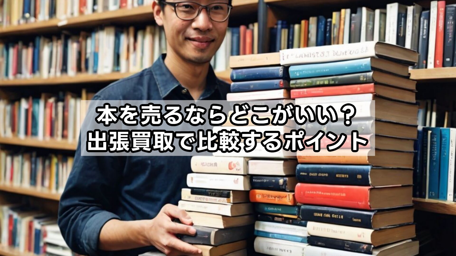 本を売るならどこがいい？出張買取で比較するポイント