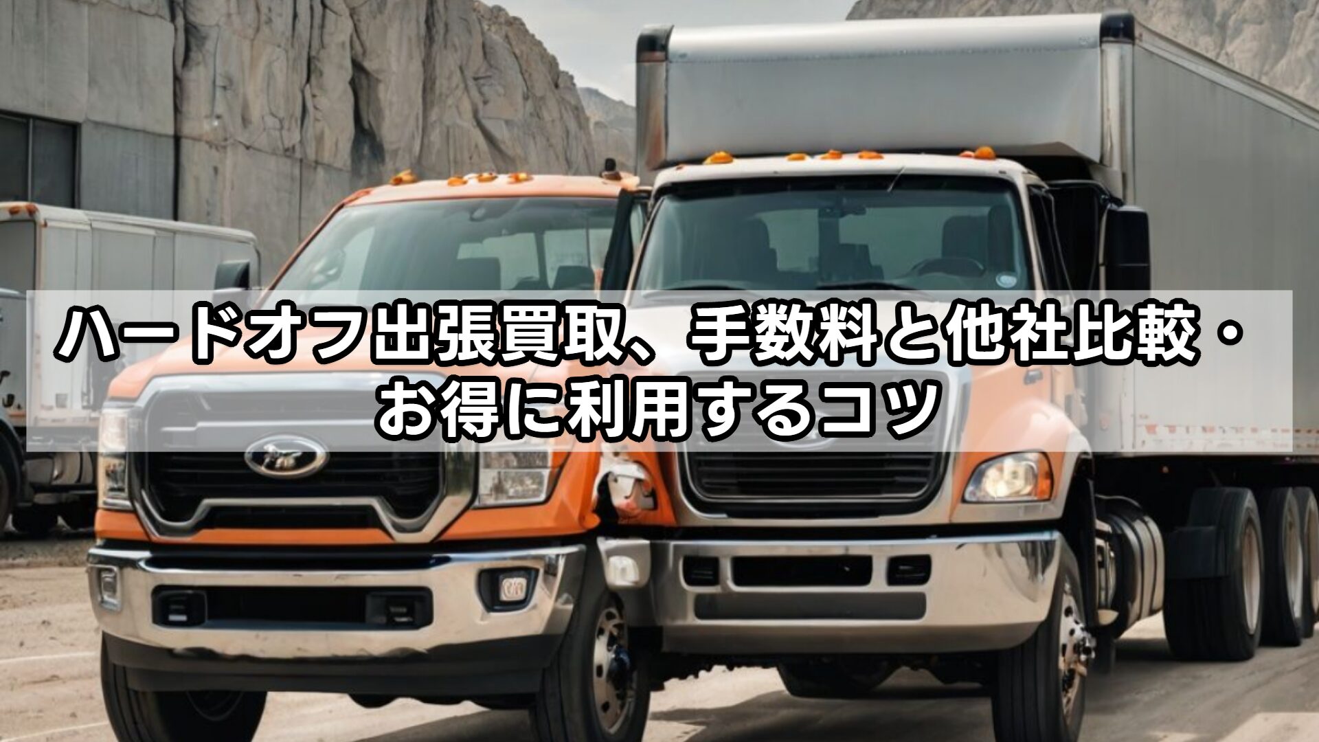 ハードオフ出張買取、手数料と他社比較・お得に利用するコツ