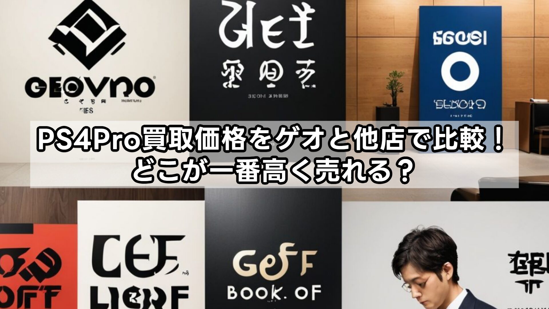 PS4Pro買取価格をゲオと他店で比較!どこが一番高く売れる?