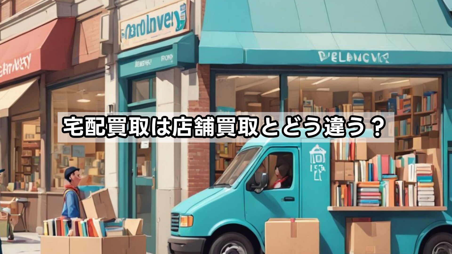 宅配買取は店舗買取とどう違う?
