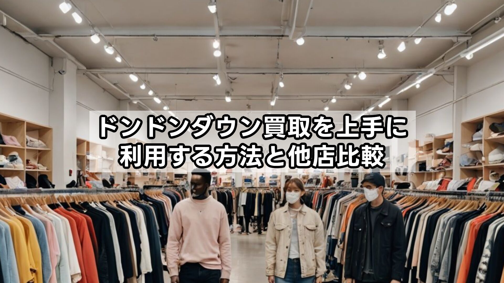 ドンドンダウン買取を上手に利用する方法と他店比較