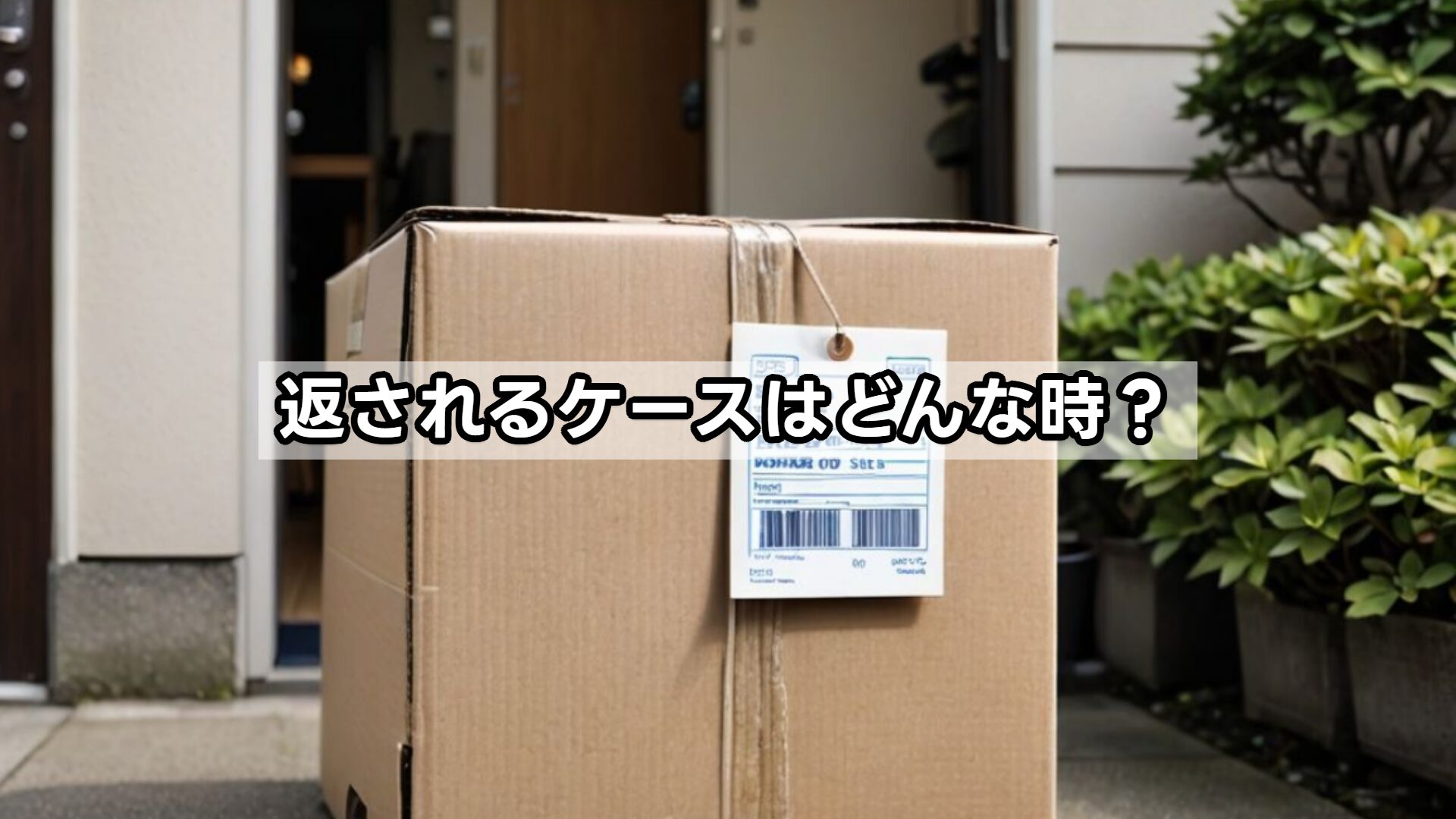 返されるケースはどんな時?