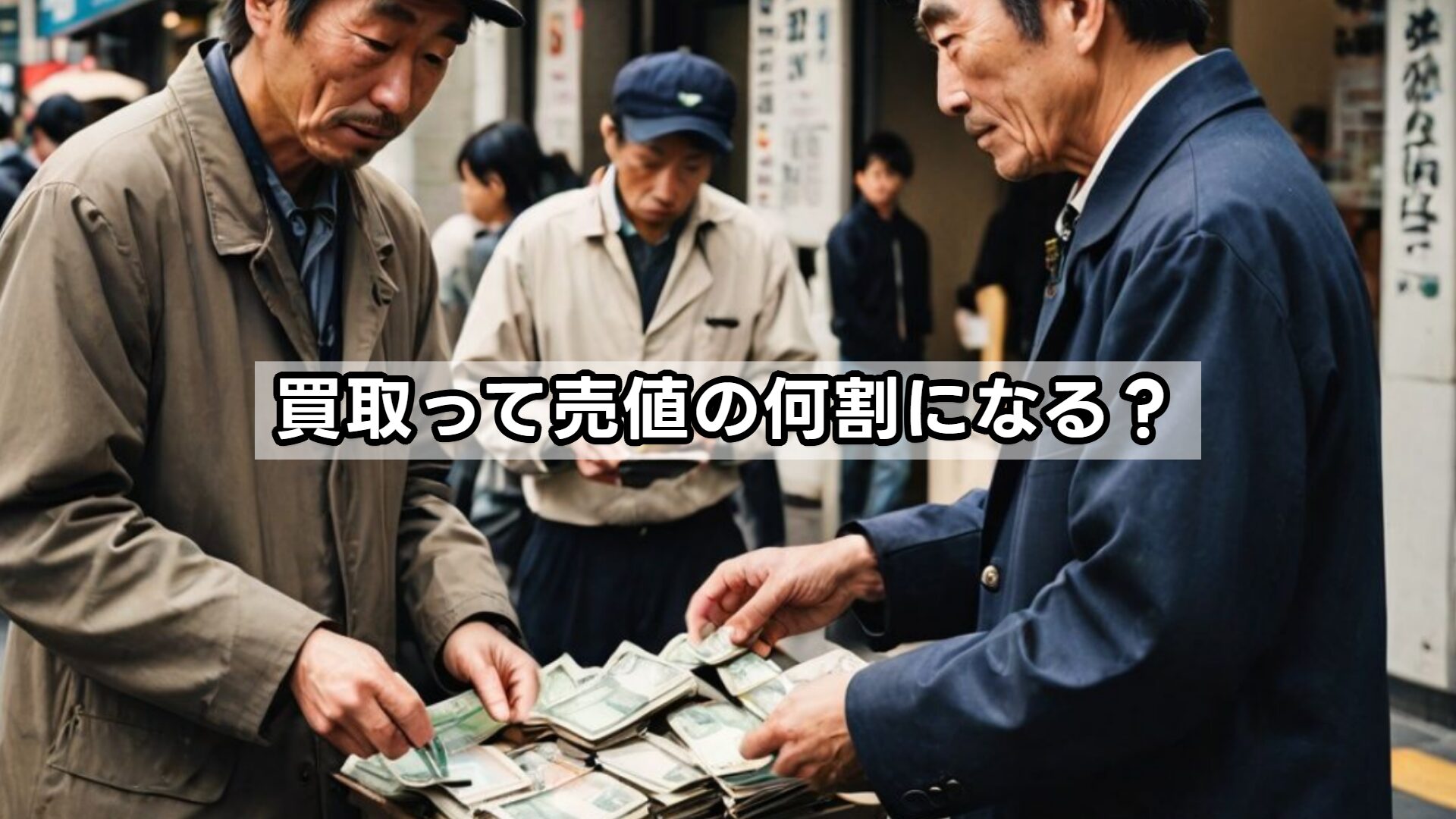 買取って売値の何割になる？