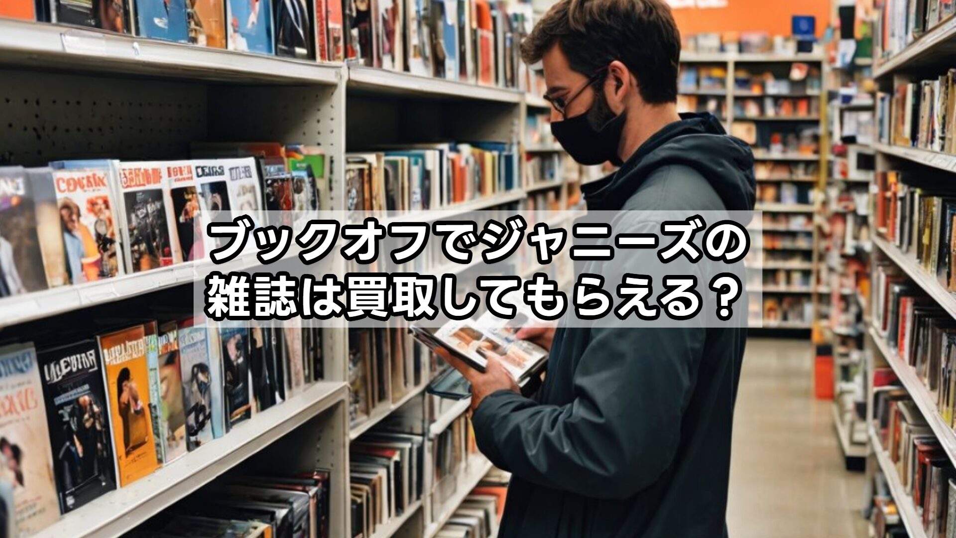 ブックオフでジャニーズの雑誌は買取してもらえる？