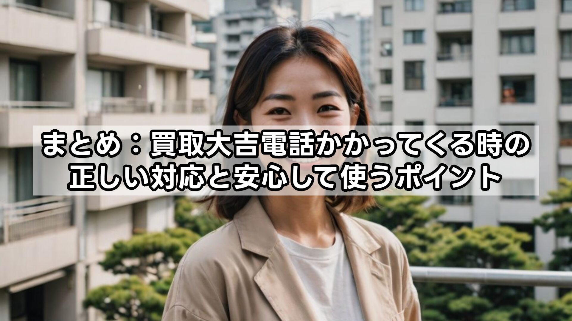 まとめ：買取大吉電話かかってくる時の正しい対応と安心して使うポイント