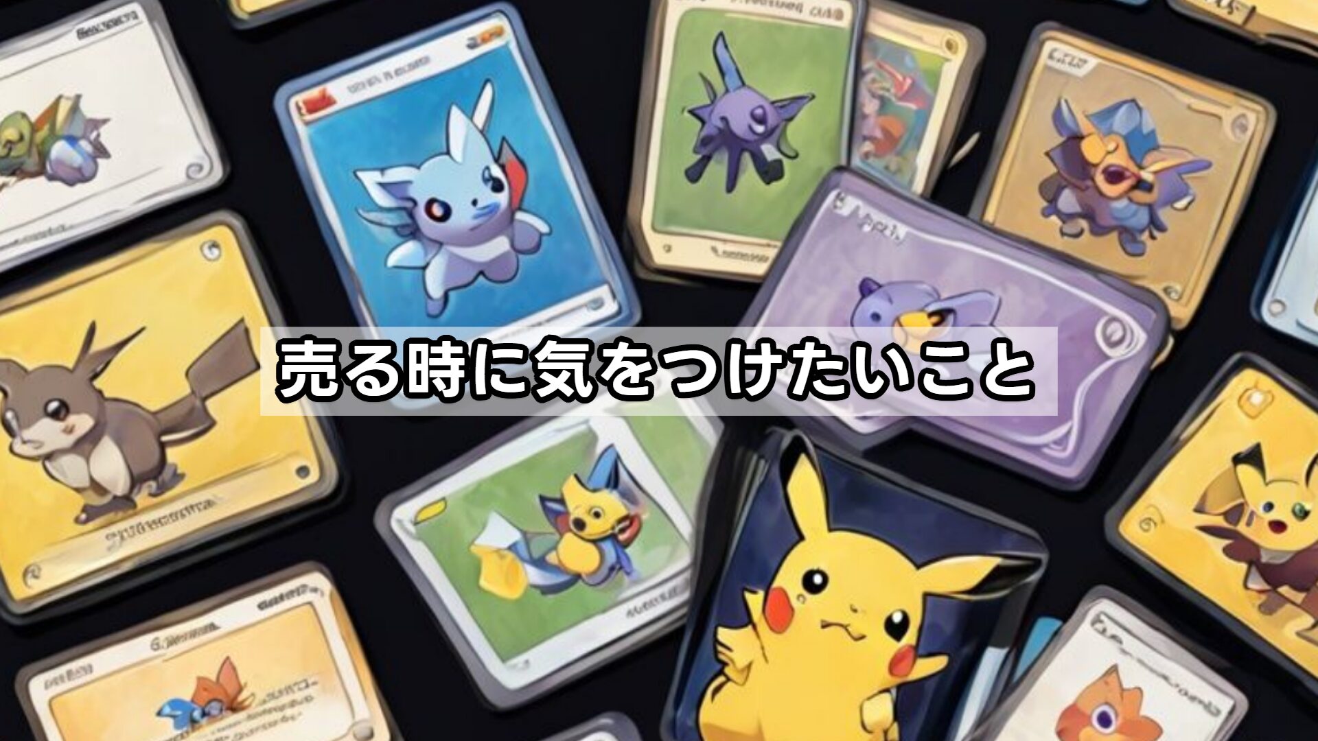 売る時に気をつけたいこと