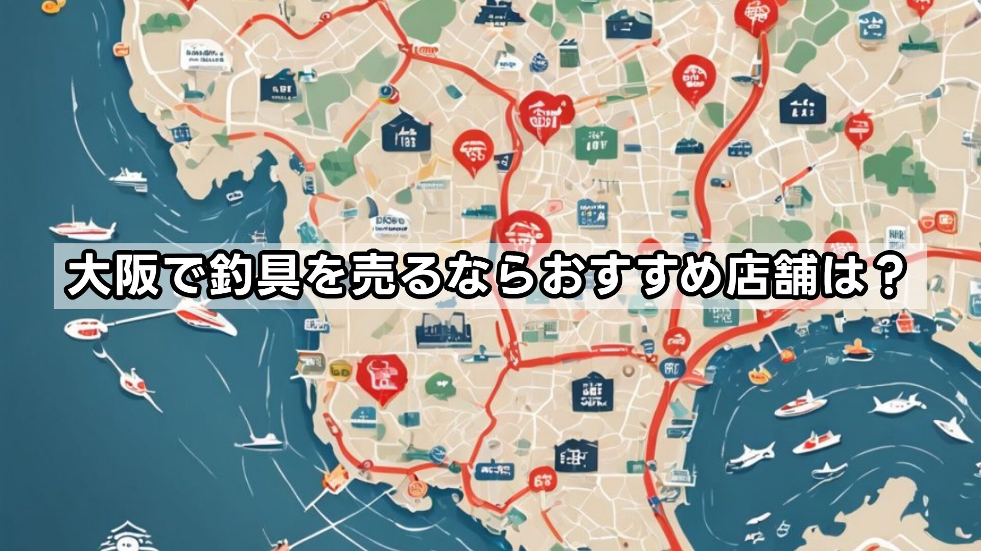 大阪で釣具を売るならおすすめ店舗は?