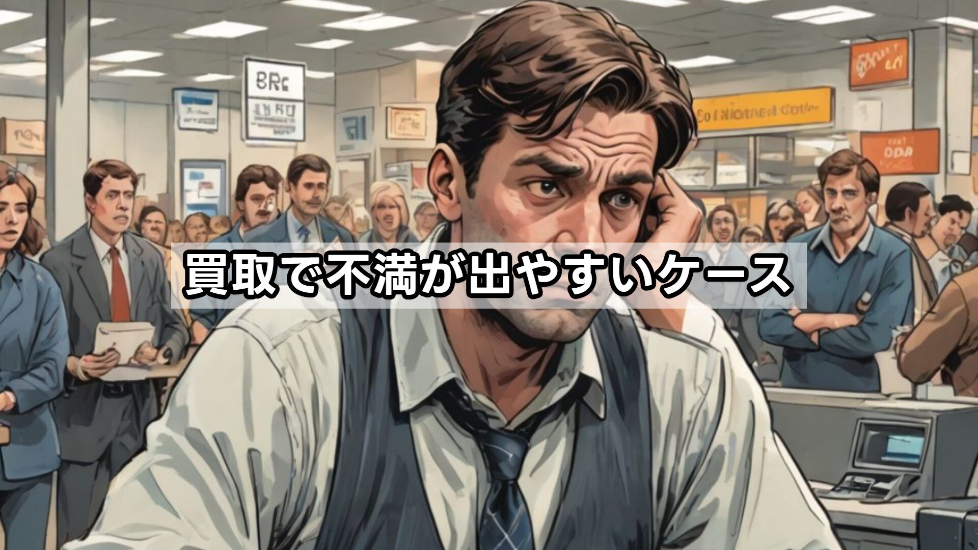 買取で不満が出やすいケース