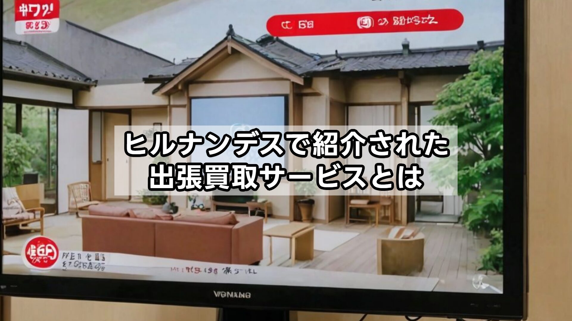 ヒルナンデスで紹介された出張買取サービスとは