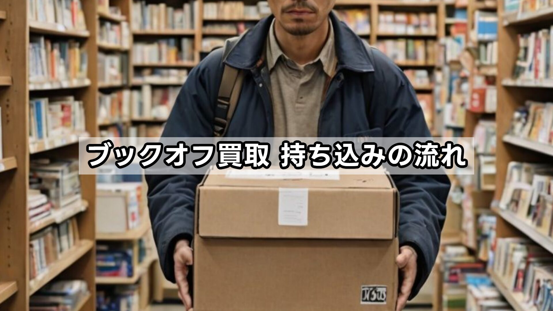 ブックオフ買取 持ち込みの流れ