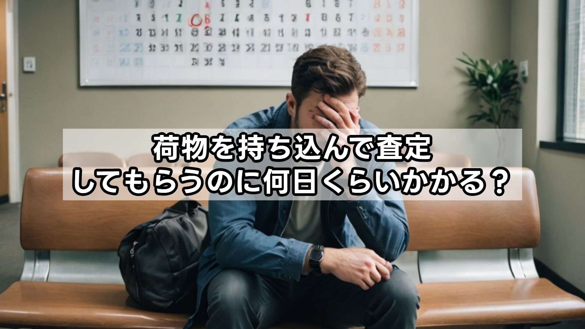 荷物を持ち込んで査定してもらうのに何日くらいかかる？