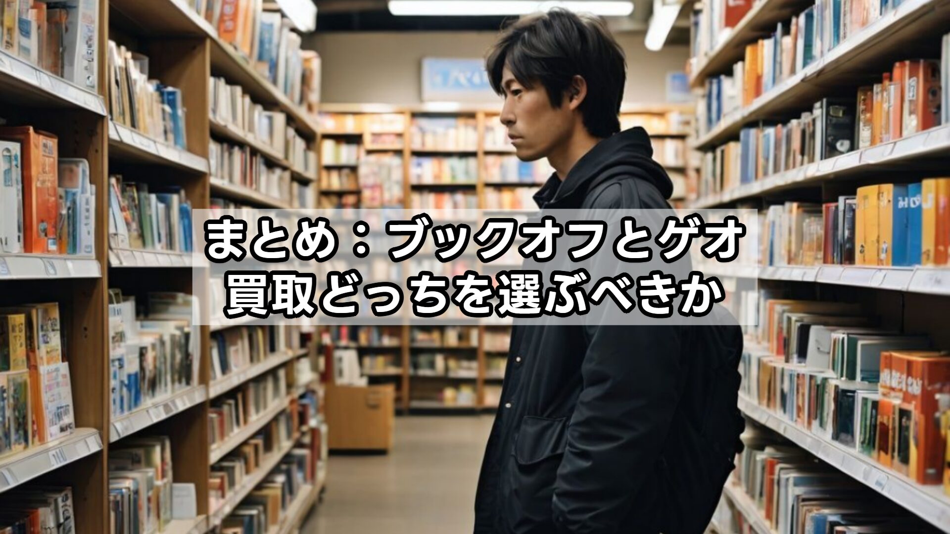 まとめ：ブックオフとゲオ買取どっちを選ぶべきか