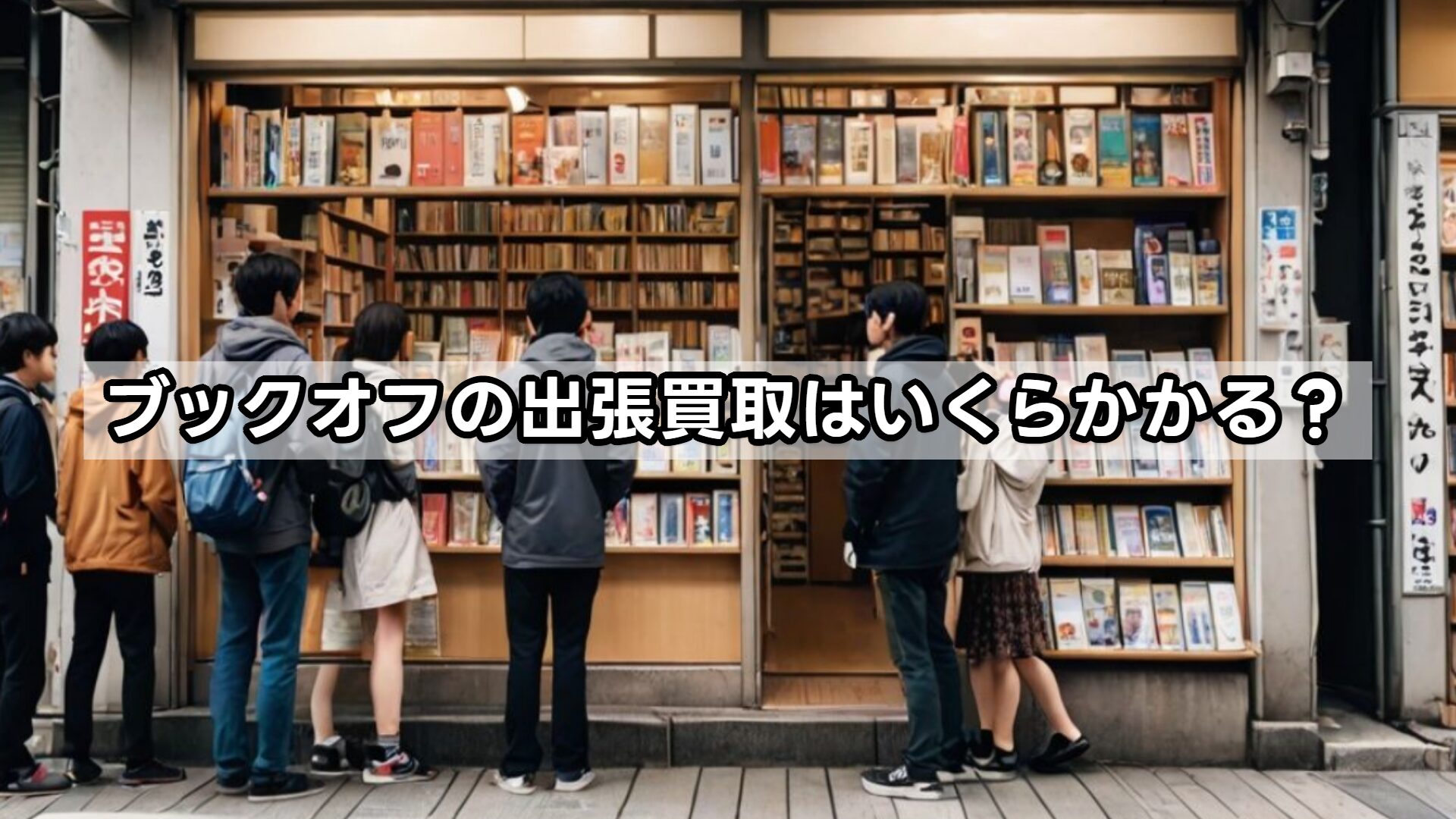 ブックオフの出張買取はいくらかかる？