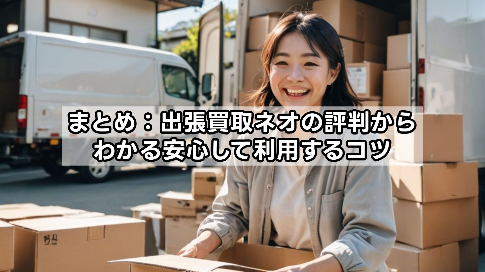 まとめ：出張買取ネオの評判からわかる安心して利用するコツ