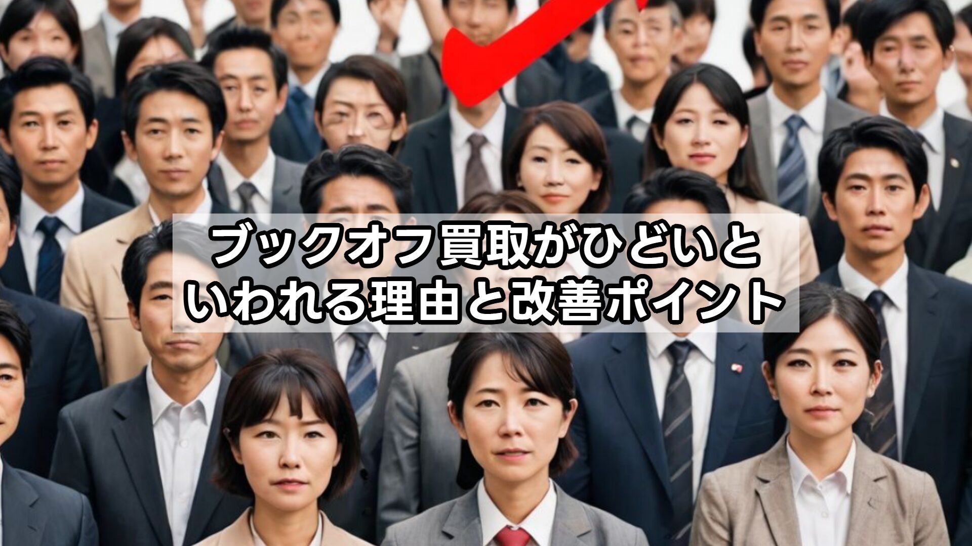 ブックオフ買取がひどいといわれる理由と改善ポイント