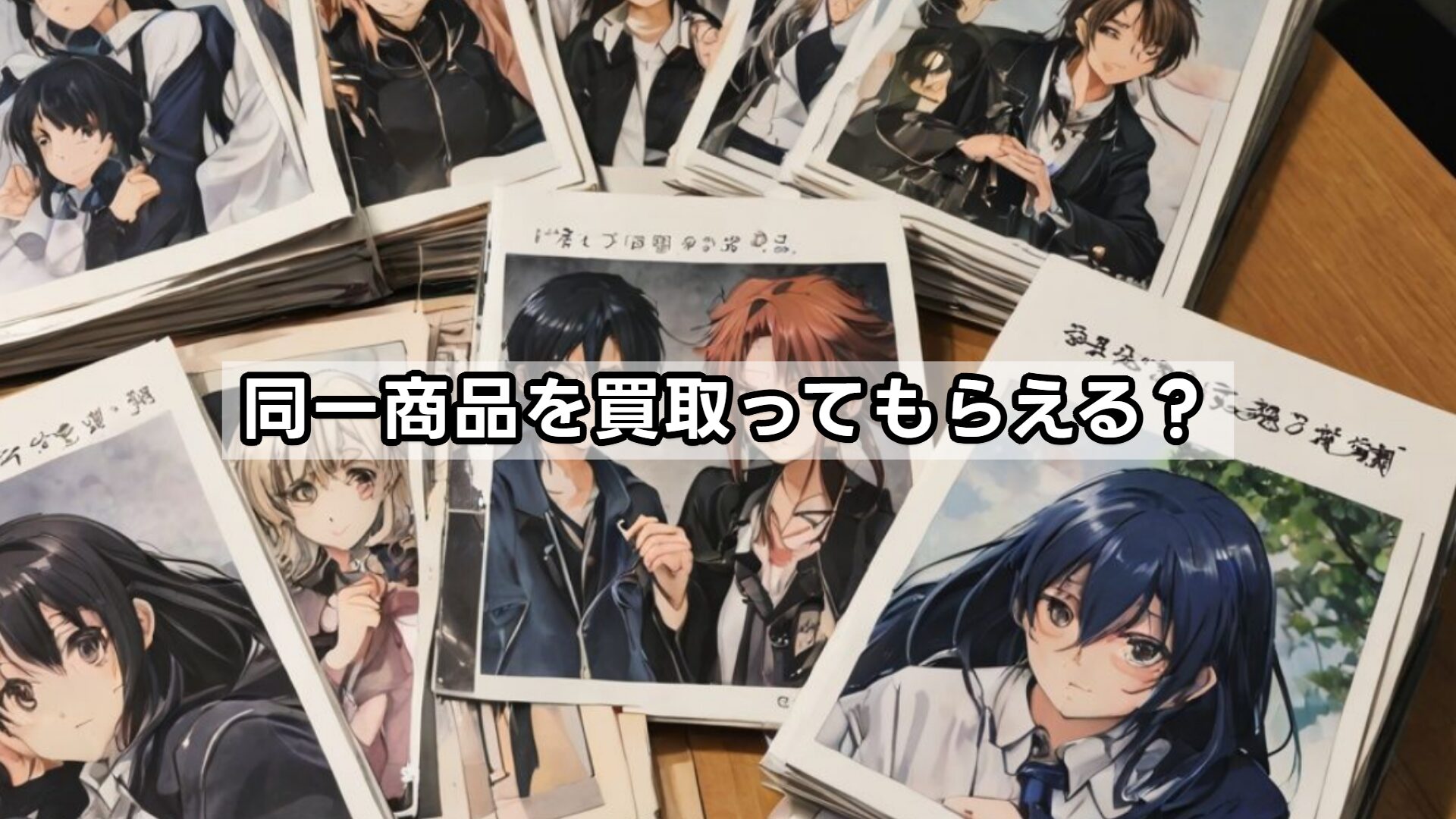同一商品を買取ってもらえる?