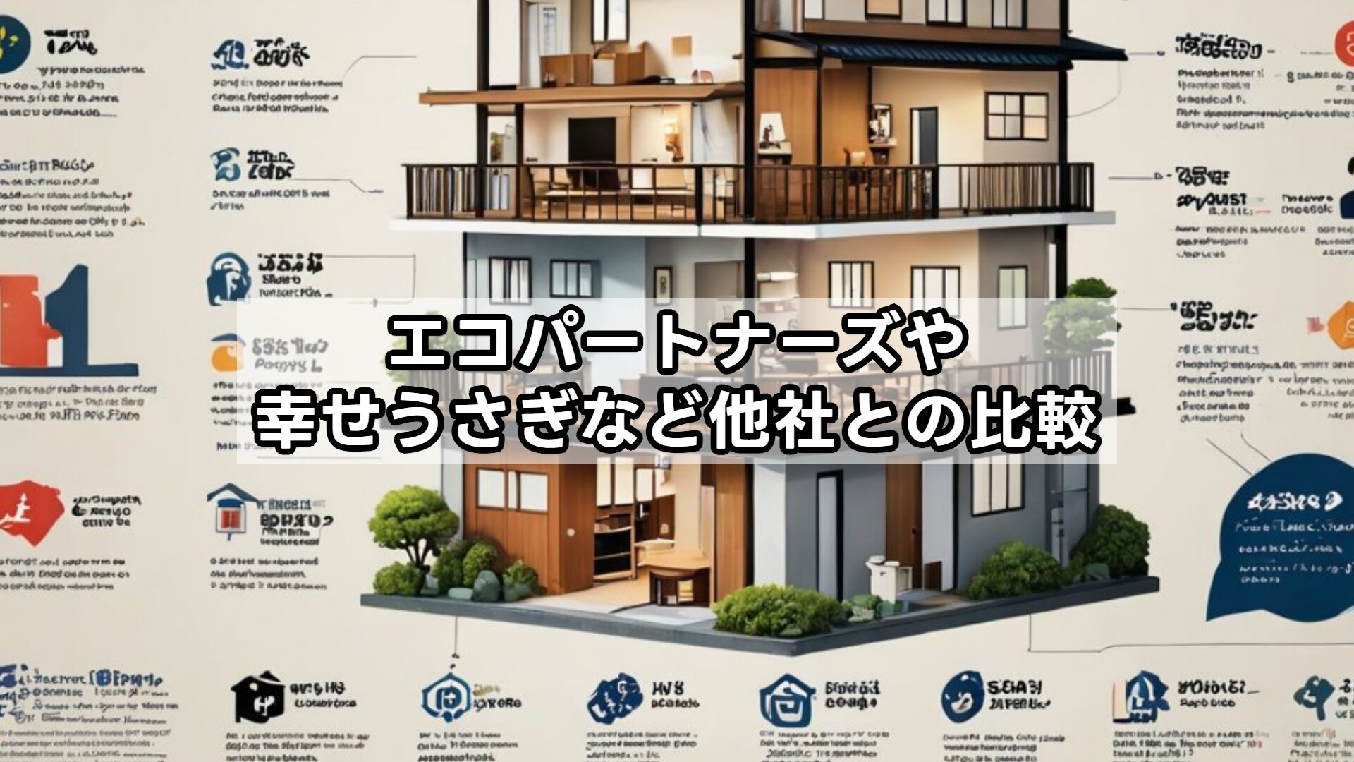 エコパートナーズや幸せうさぎなど他社との比較