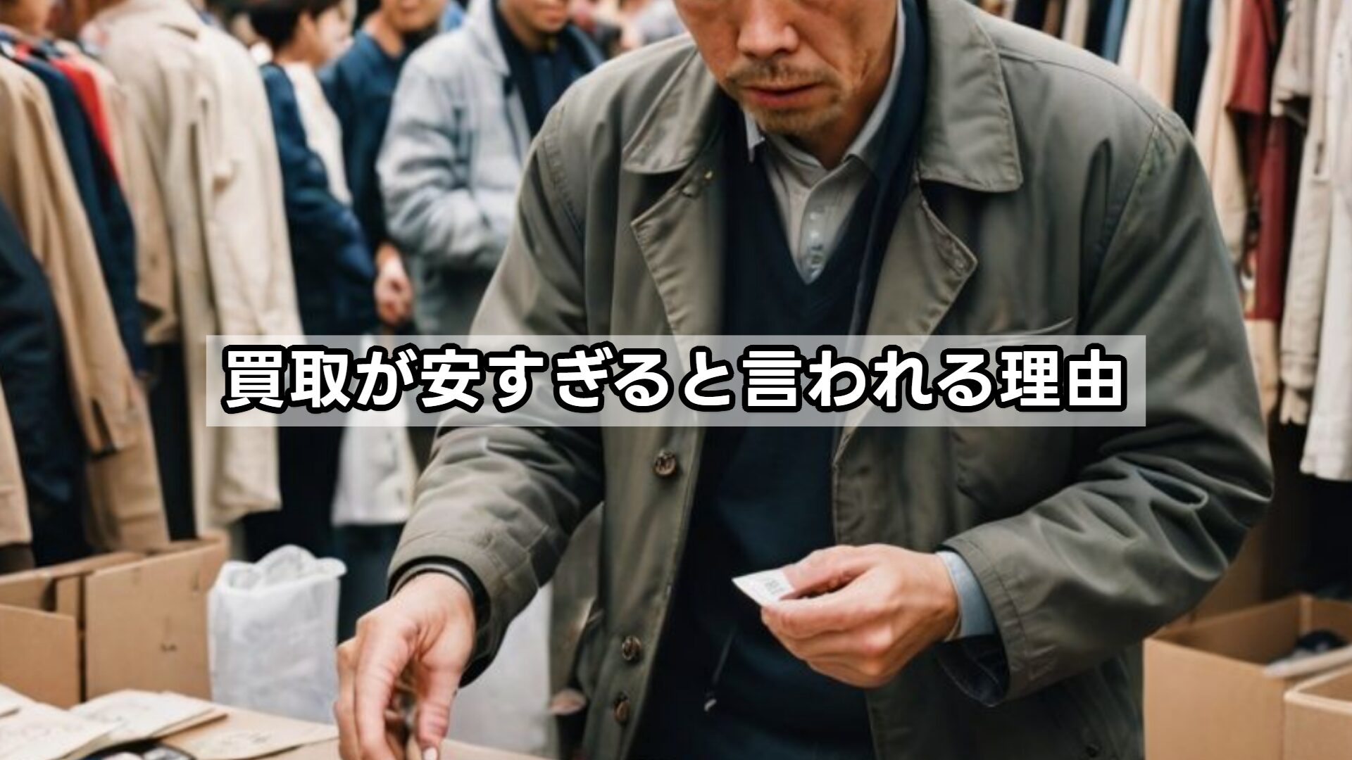 買取が安すぎると言われる理由