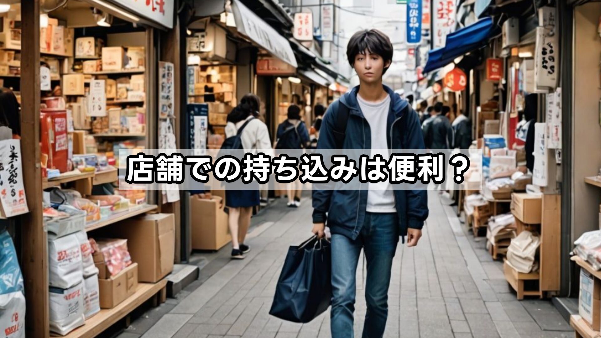 店舗での持ち込みは便利？