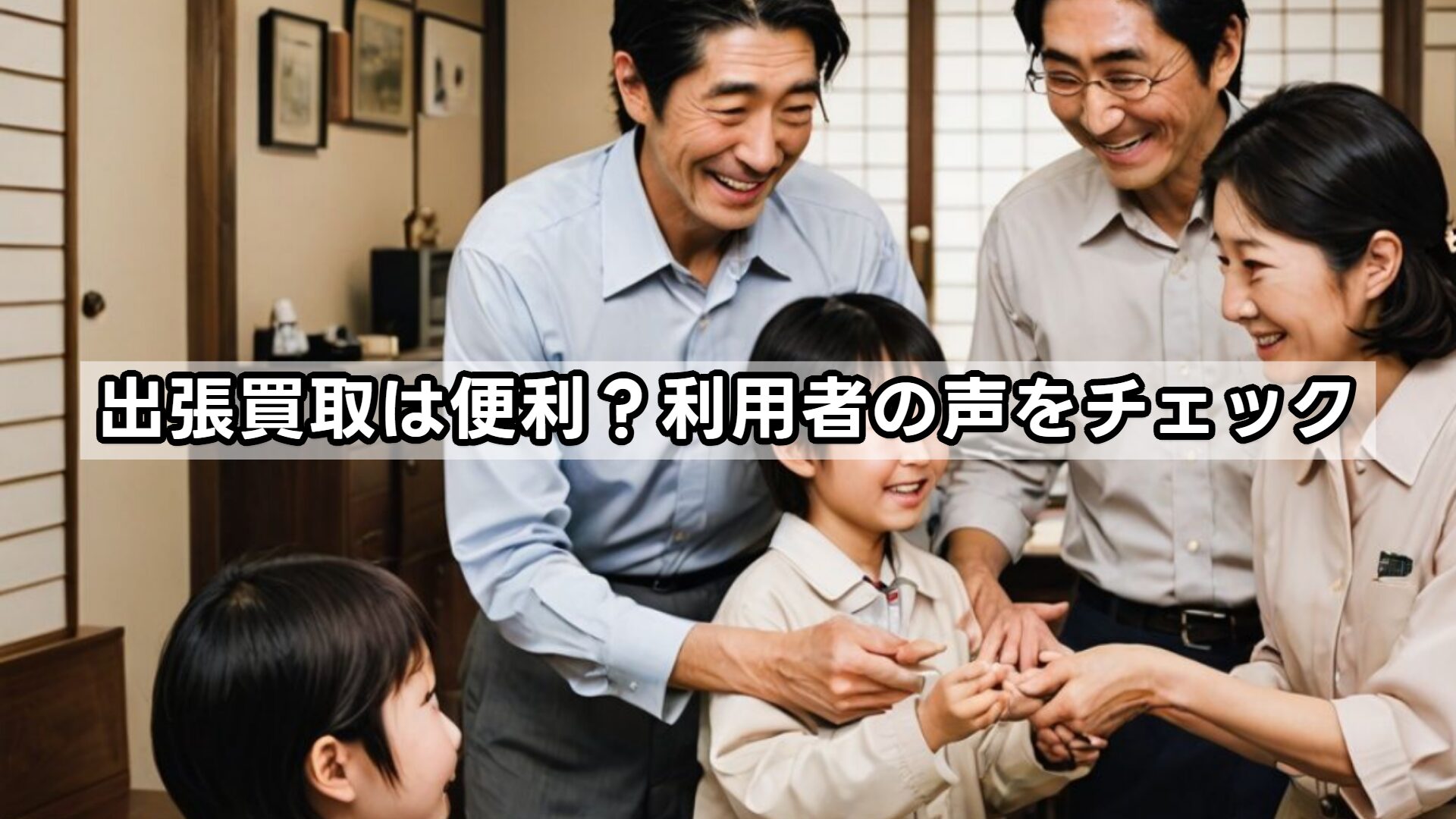 出張買取は便利？利用者の声をチェック