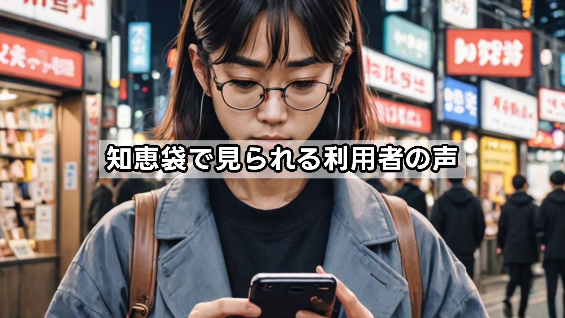 知恵袋で見られる利用者の声