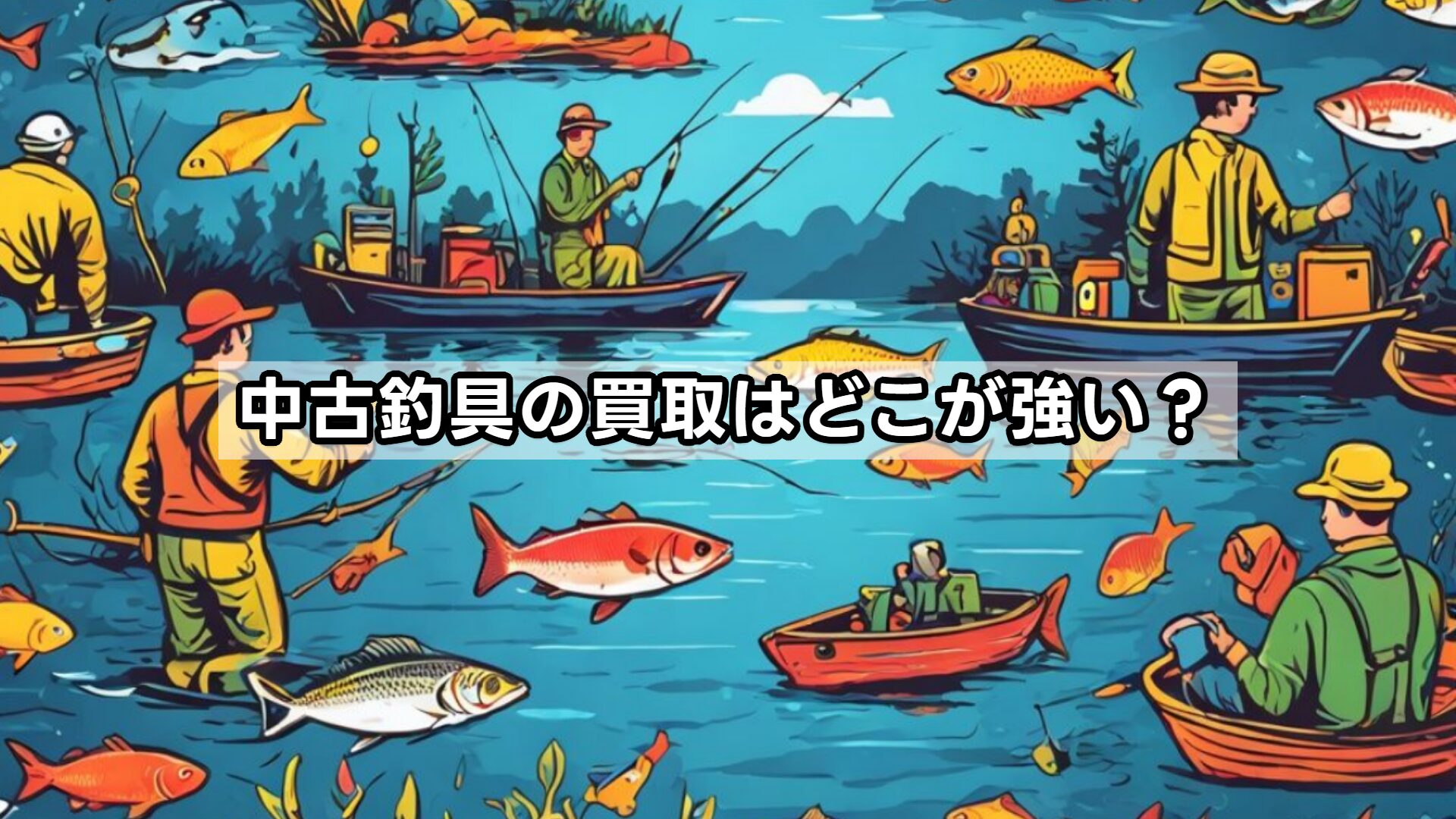 中古釣具の買取はどこが強い?