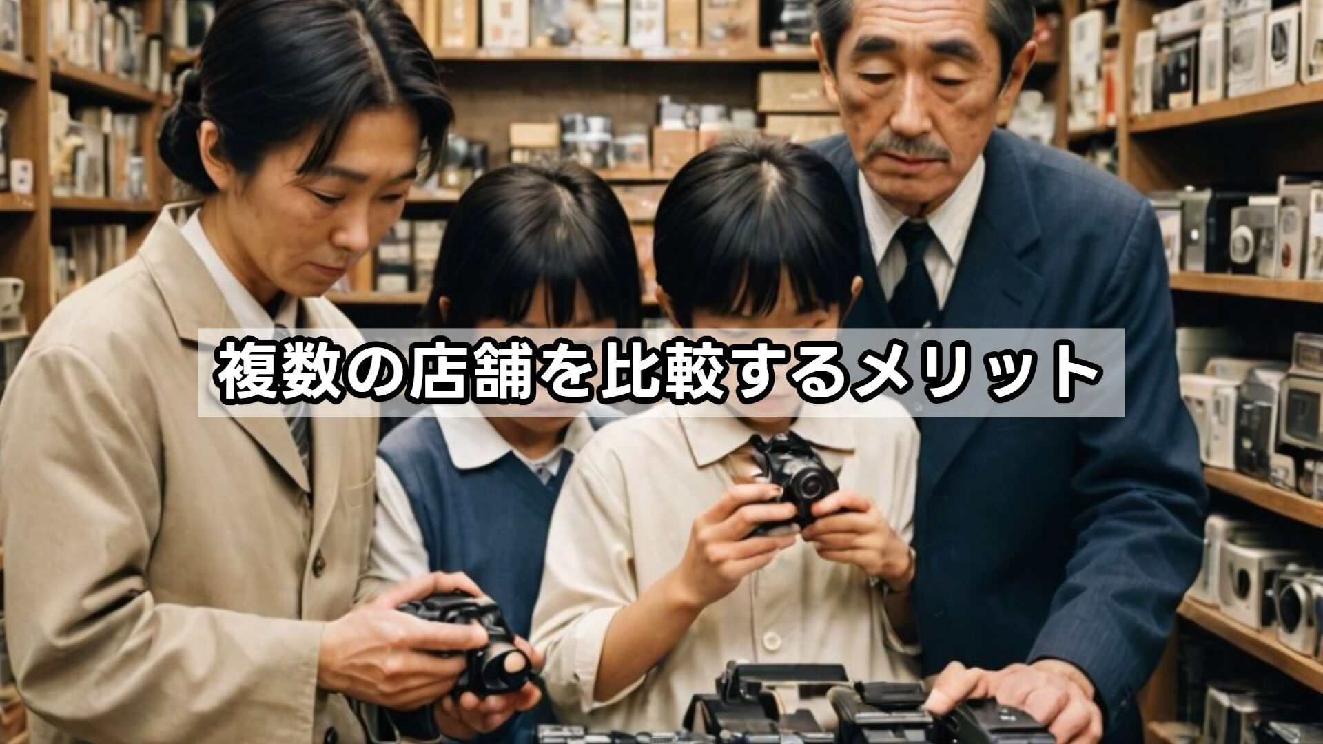 複数の店舗を比較するメリット