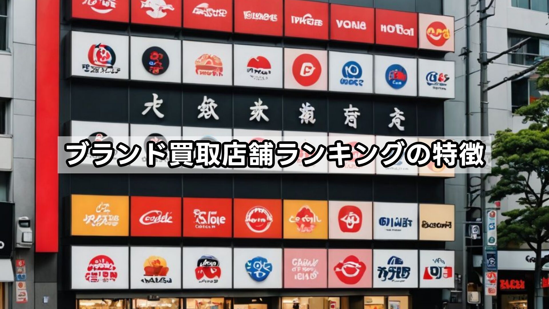 ブランド買取店舗ランキングの特徴