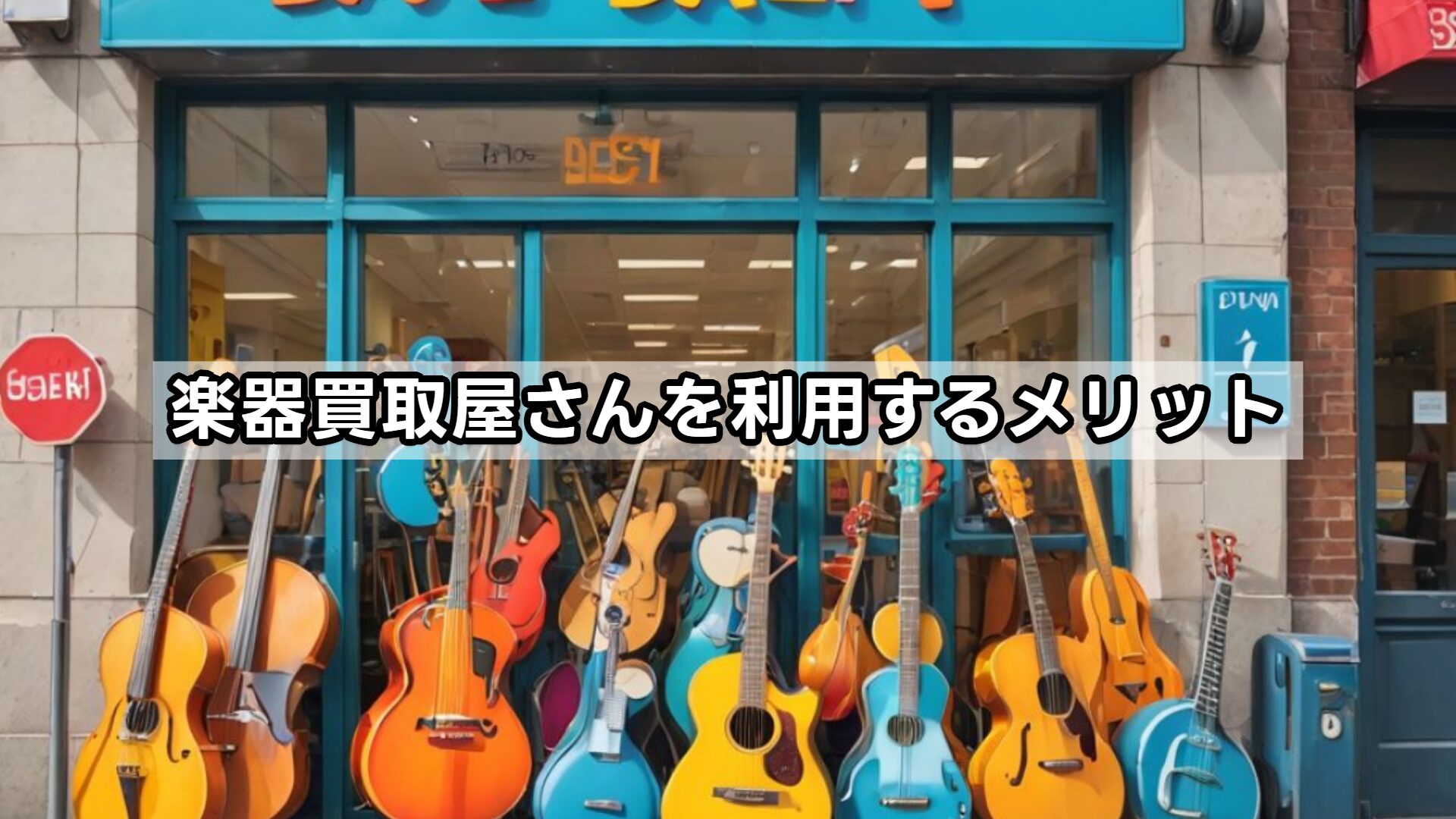 楽器買取屋さんを利用するメリット