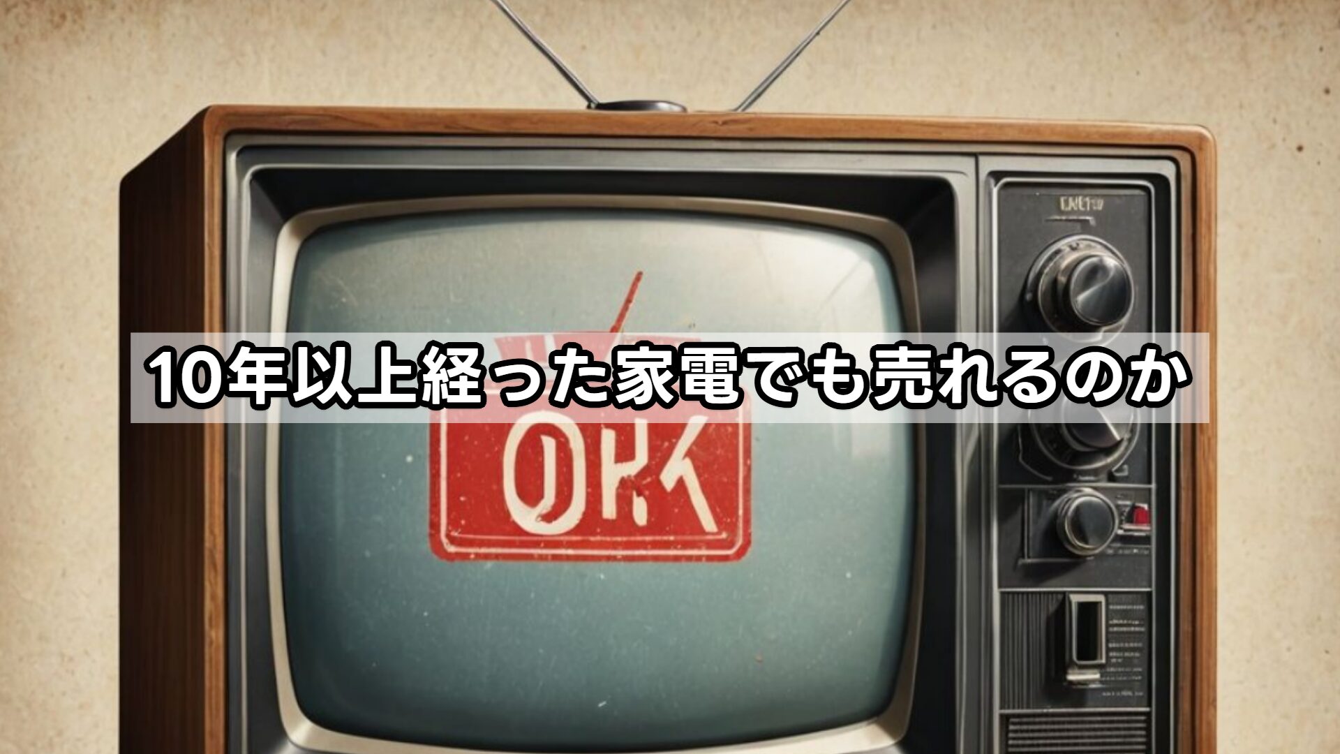 10年以上経った家電でも売れるのか