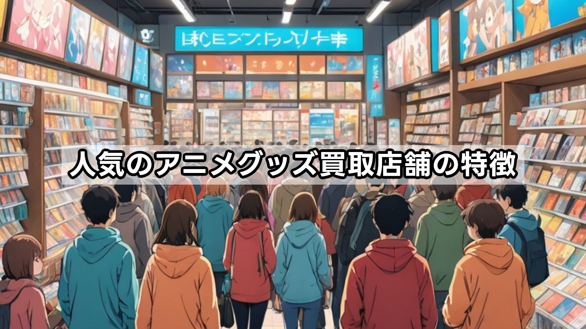 人気のアニメグッズ買取店舗の特徴