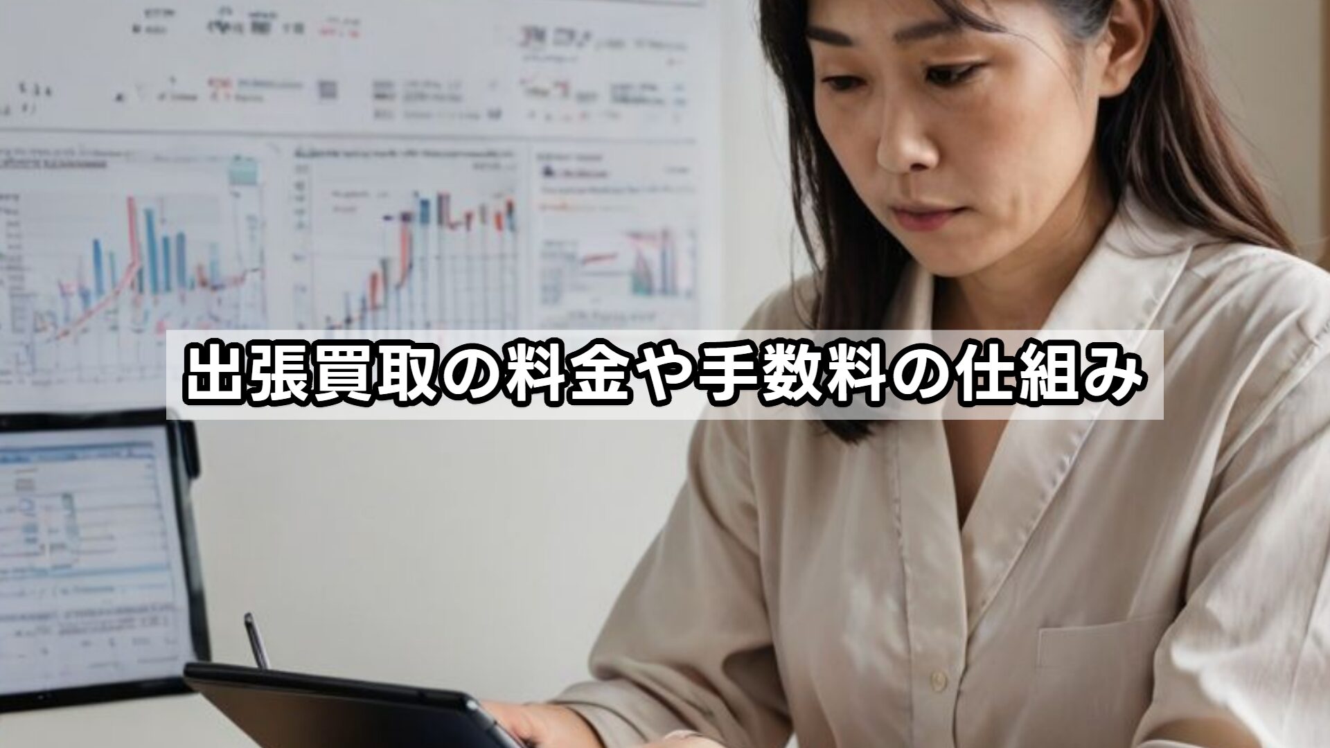 出張買取の料金や手数料の仕組み