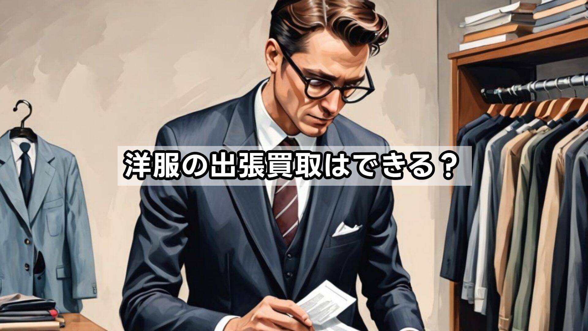 洋服の出張買取はできる？