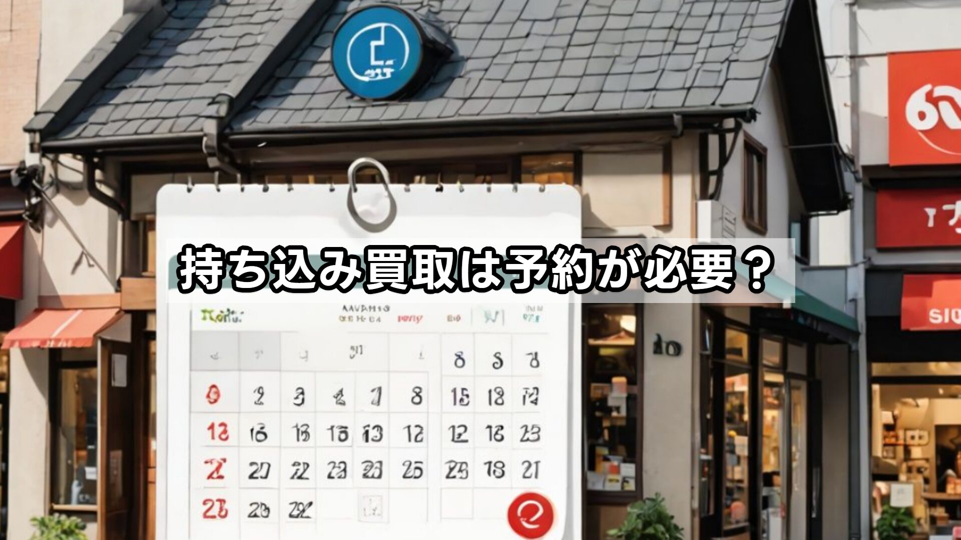 持ち込み買取は予約が必要？