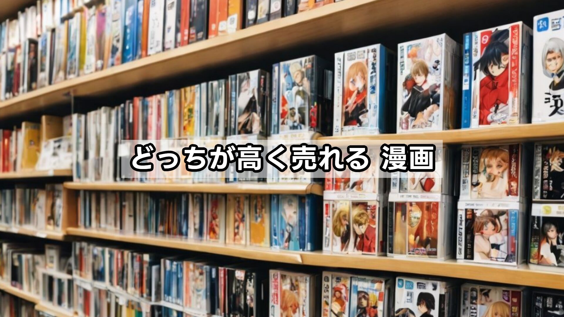 どっちが高く売れる 漫画