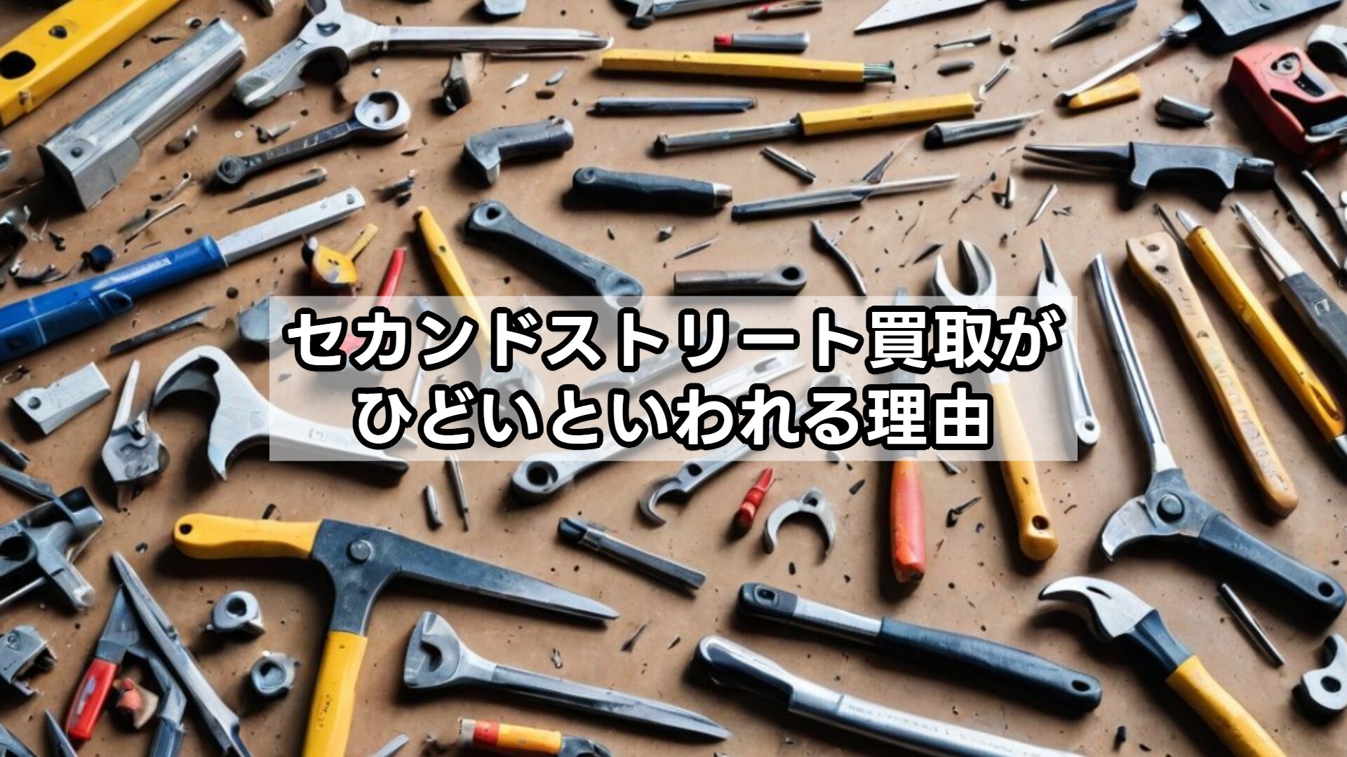 セカンドストリート買取がひどいといわれる理由