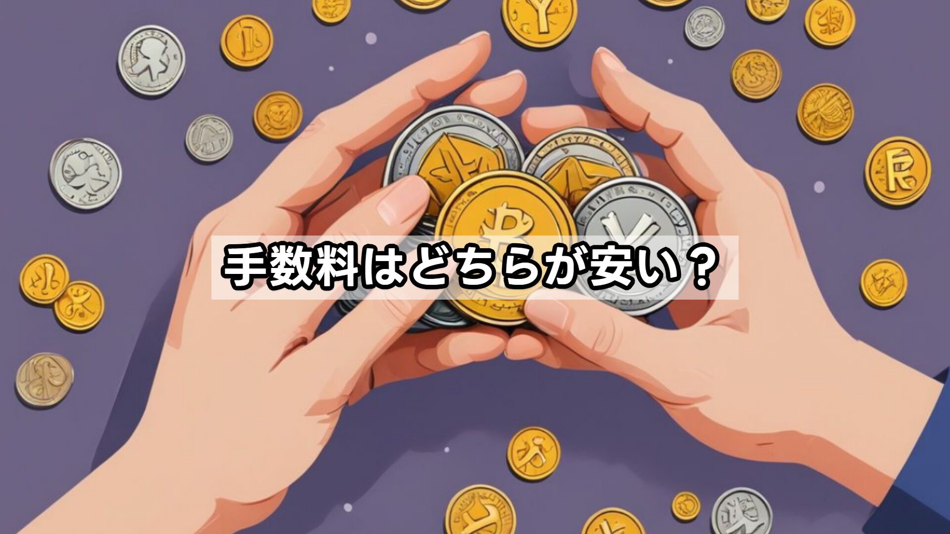 手数料はどちらが安い？