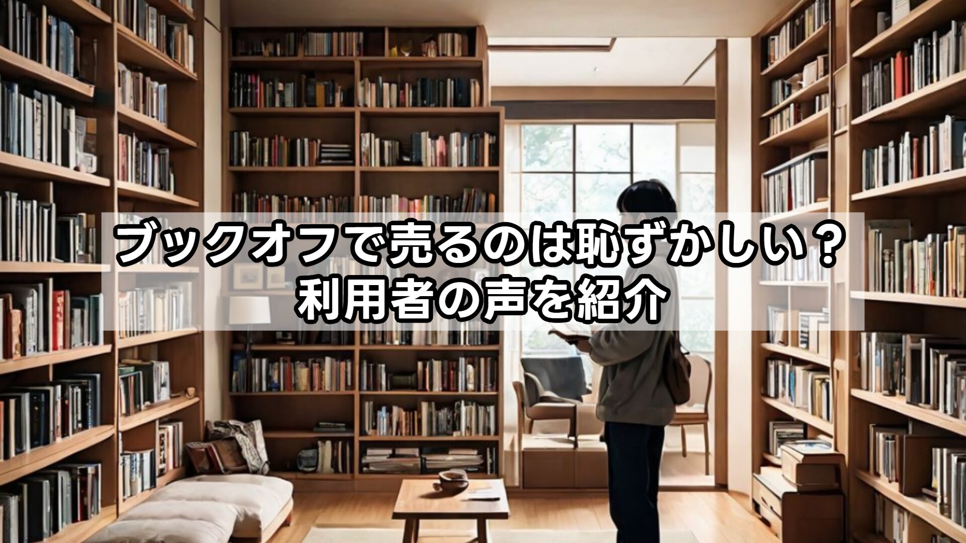 ブックオフで売るのは恥ずかしい?利用者の声を紹介