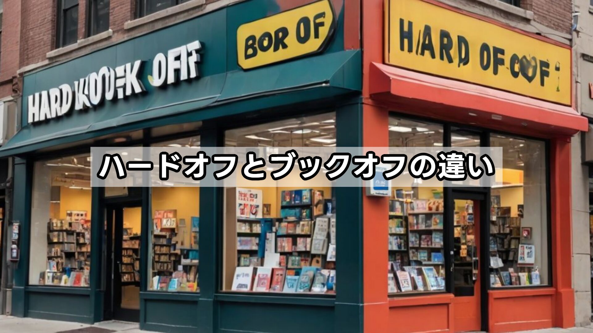 ハードオフとブックオフの違い